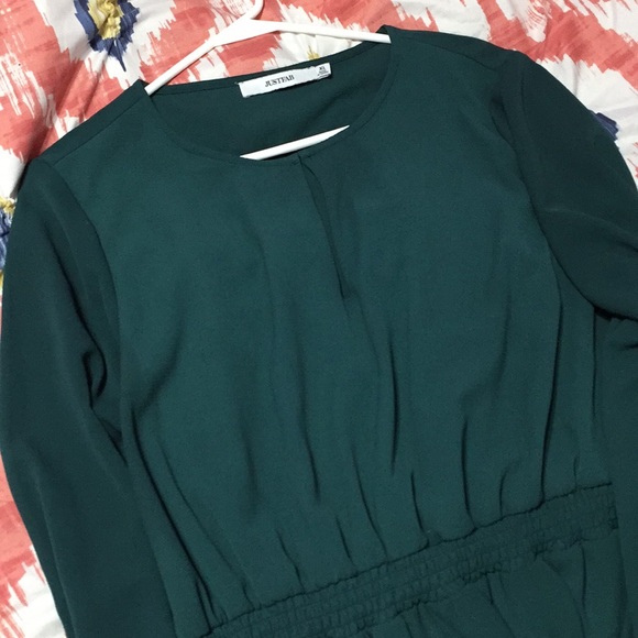 Smocked Sleeve Dress - Picture 8 of 8